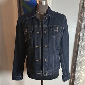 Lauren Jeans Company Dark Wash Denim Jacket SZ XS